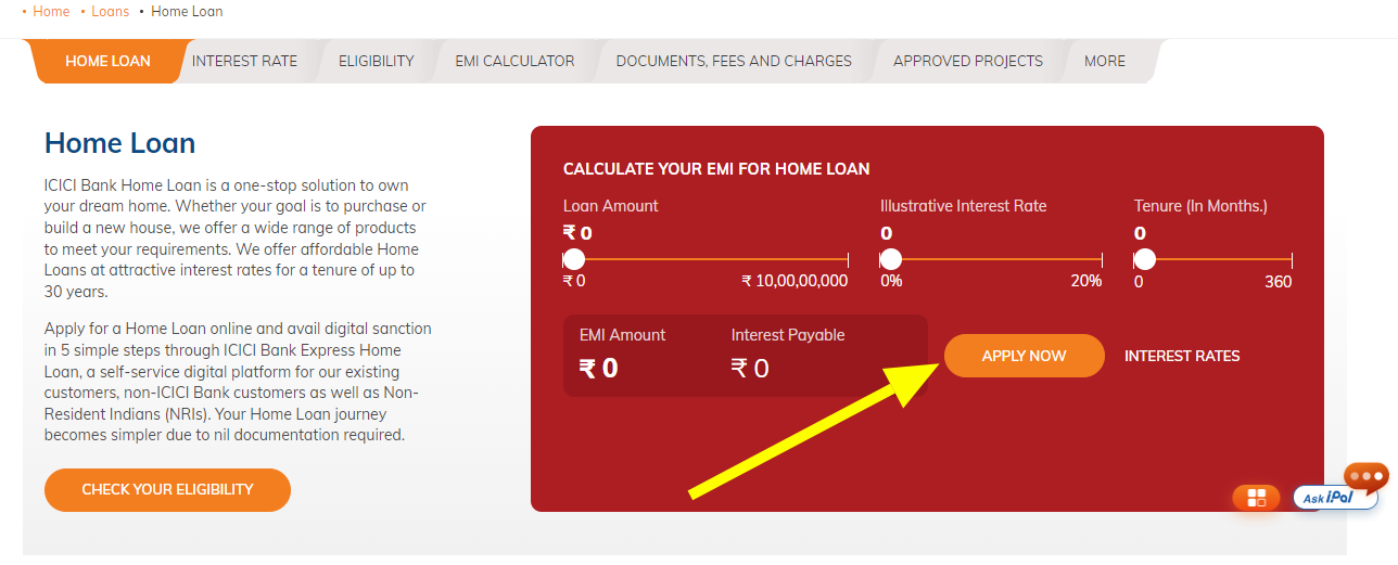 ICICI Bank Home Loan