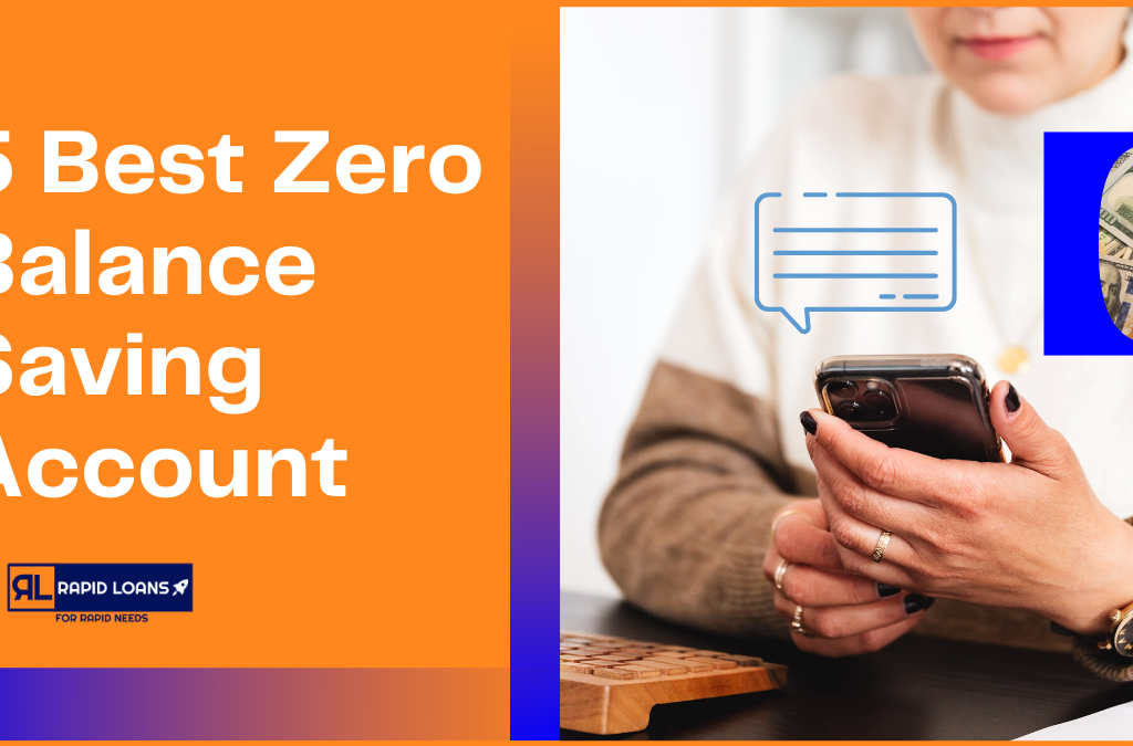 Zero Balance Saving Account