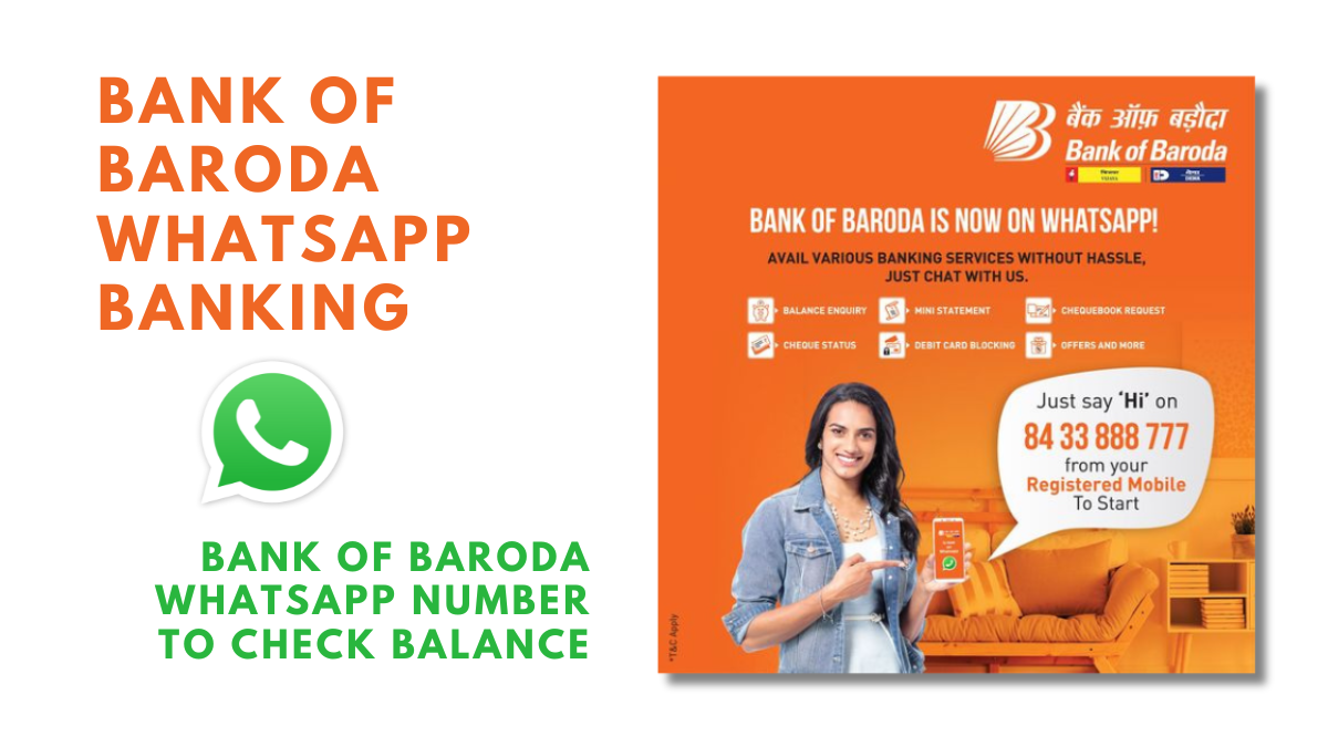 Bank of Baroda Whatsapp Banking