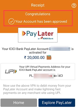 ICICI Pay Later