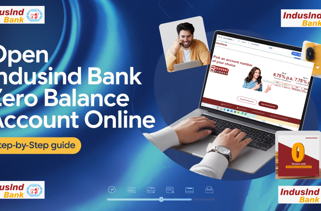 indusind bank zero balance account opening online